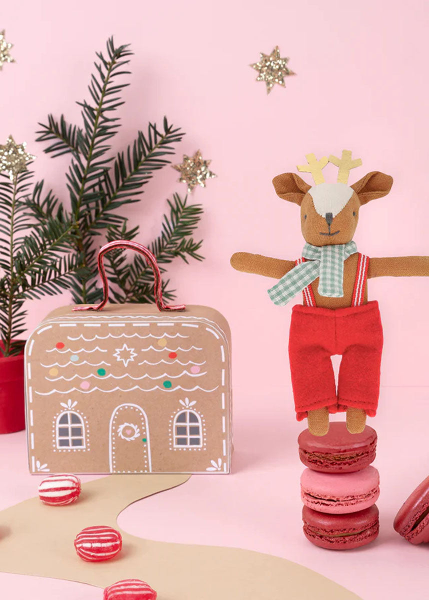 Reindeer Mini Doll & Suitcase