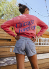 Chicago Forever! Garment-Dyed Sweatshirt - Watermelon