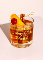 Merry Little Cocktail Rocks Glass - 11 oz