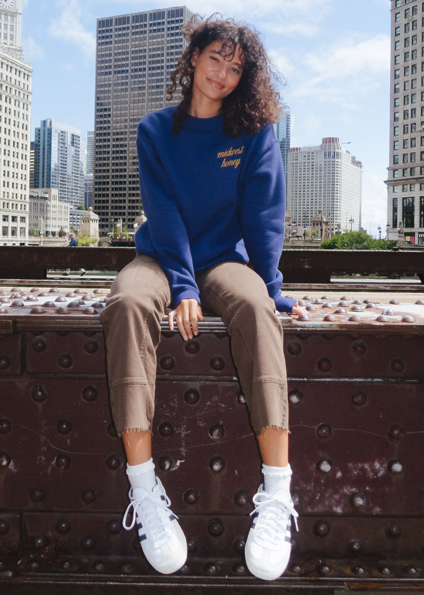 Midwest Honey Script Sweatshirt