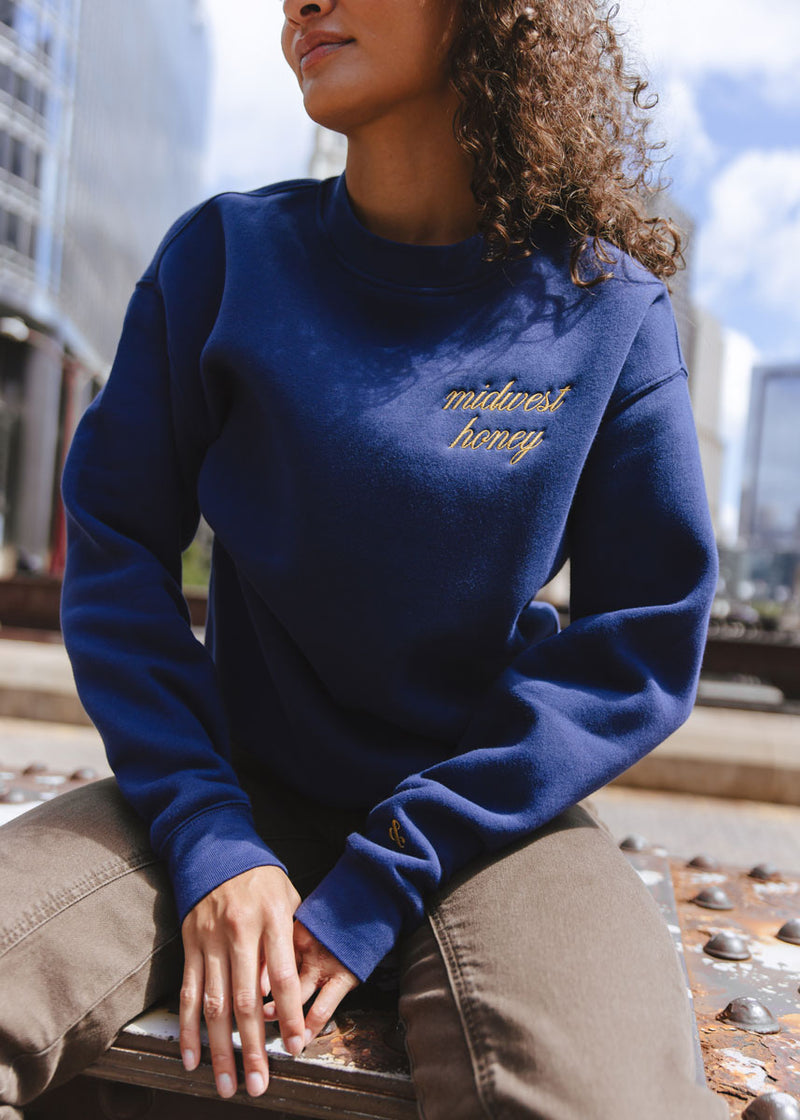 Midwest Honey Script Sweatshirt