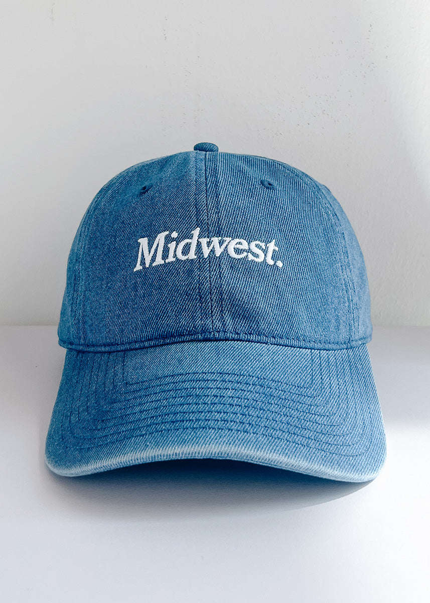 Midwest Dad Hat - Dark Denim