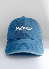 Midwest Dad Hat - Dark Denim