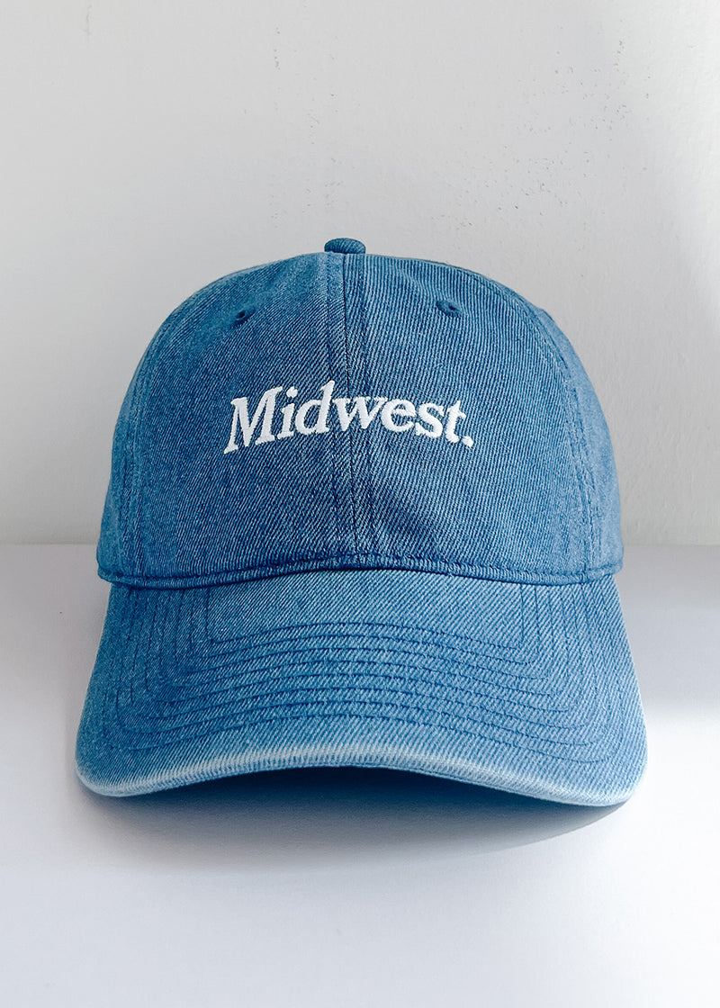 Midwest Dad Hat - Dark Denim