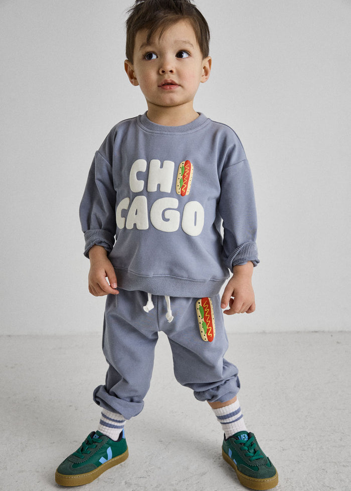 Chicago Hot Dog Terry Oversized Sweatsuit Set