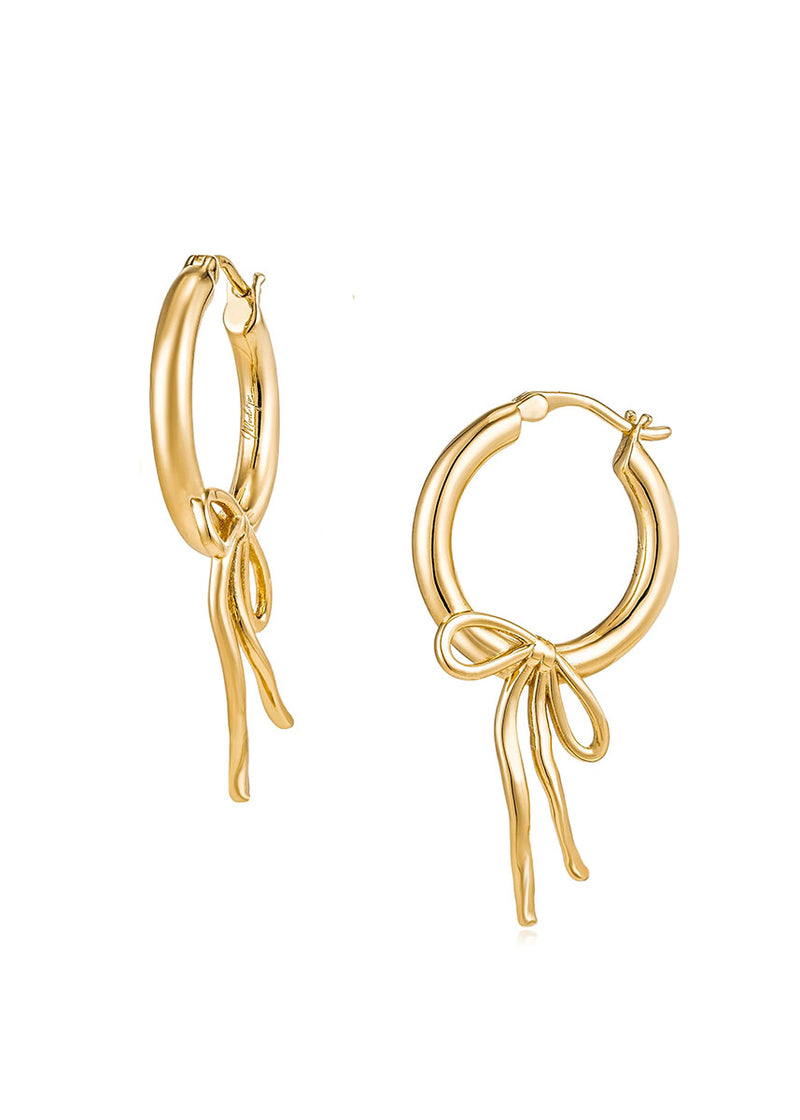 Lisette Bow Hoops