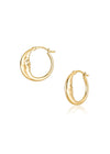 Petite Luna Hoops - Gold