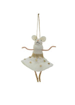 Fancy Ballerina Mouse Ornament