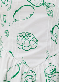 La Merenda Mini Dress - Green Multi