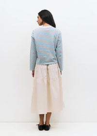 The Kathleen Top - Blue Cream