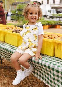 Printed Bananas Shortalls