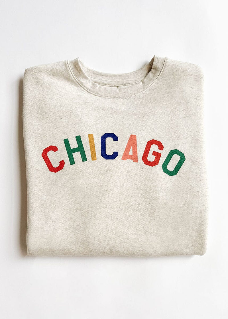 Sweet Home Chicago Sweatshirt - Heather Natural