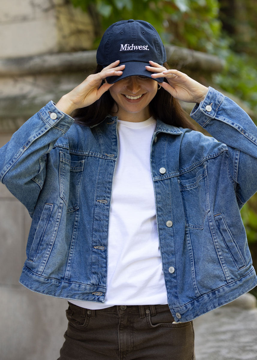 Midwest Dad Hat - Navy