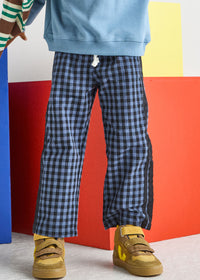Gingham Stripe Pant - Blue & Black