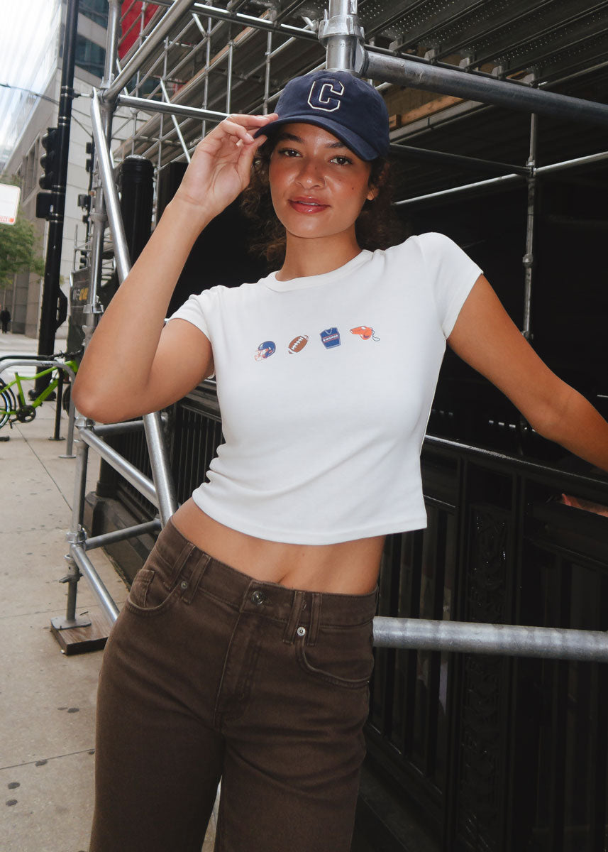 C Is For Chicago Dad Hat - Navy