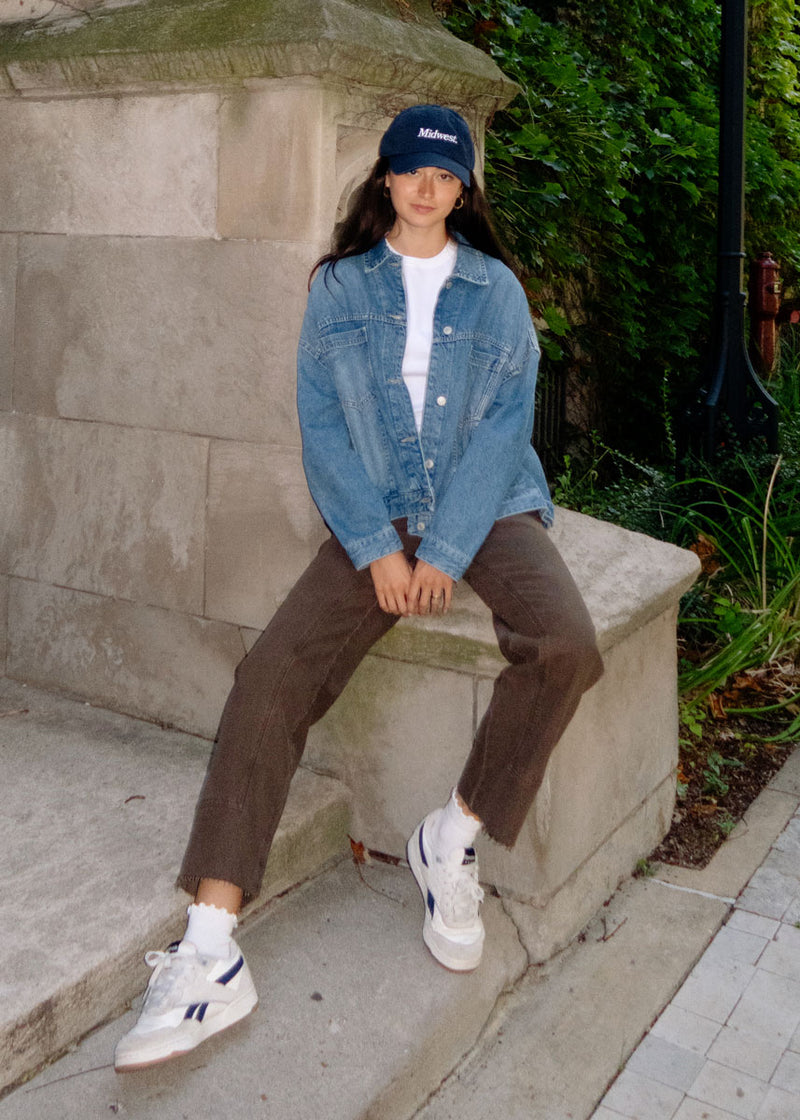 Midwest Dad Hat - Navy