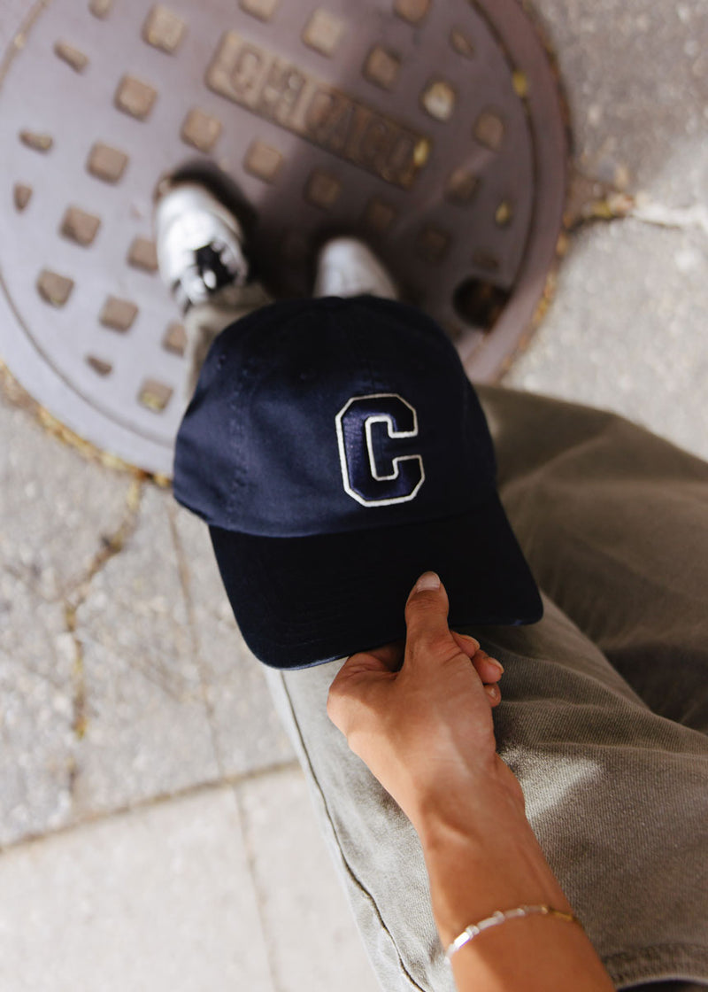 C Is For Chicago Dad Hat - Navy