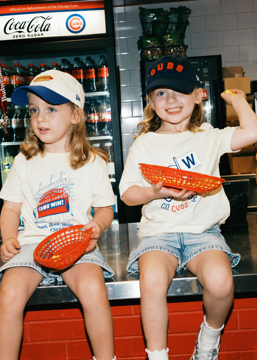 Youth Cubs Hot Dog Two-Tone Hat - Ivory & Royal