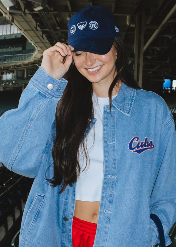 Chicago Cubs Bears Dad Hat - Navy