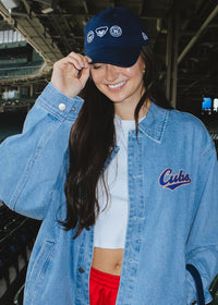 Chicago Cubs Bears Dad Hat - Navy