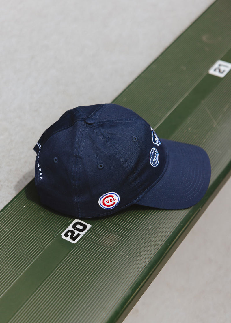 Chicago Cubs Bears Dad Hat - Navy