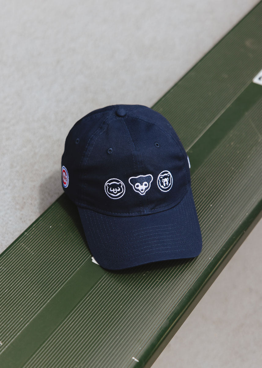 Chicago Cubs Bears Dad Hat - Navy