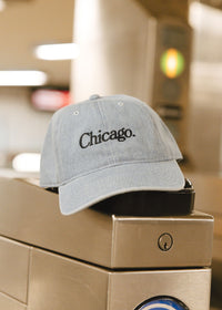 Chicago. Dad Hat - Denim & Navy