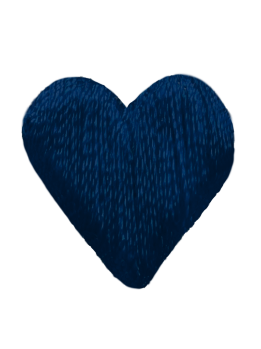 Navy Heart Patch