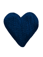 Navy Heart Patch