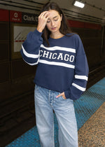 Chicago Rugby Crewneck - Navy