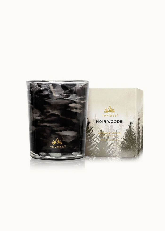 Noir Woods Boxed Votive Candle - 2oz.