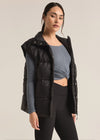 Sundown Oversized Puffer Vest - Black