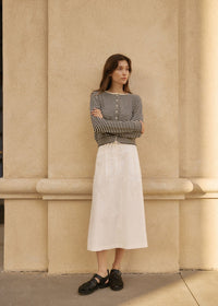 The Montana Cardigan - Black & White