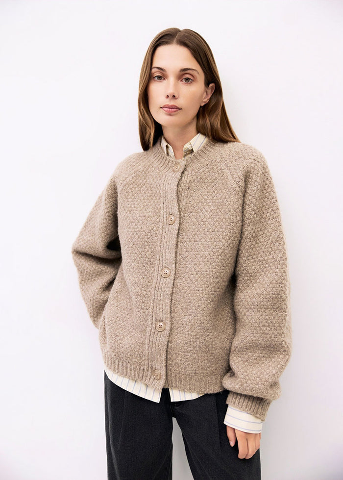 The Juna Cardigan - Khaki