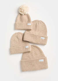 MAD HTR Heather Knit Beanie - Infant - Heather Taupe