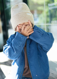 MAD HTR Heather Knit Beanie - Youth - Heather Taupe