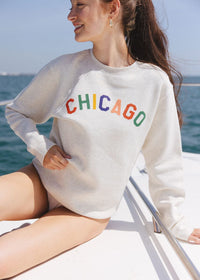 Sweet Home Chicago Sweatshirt - Heather Natural