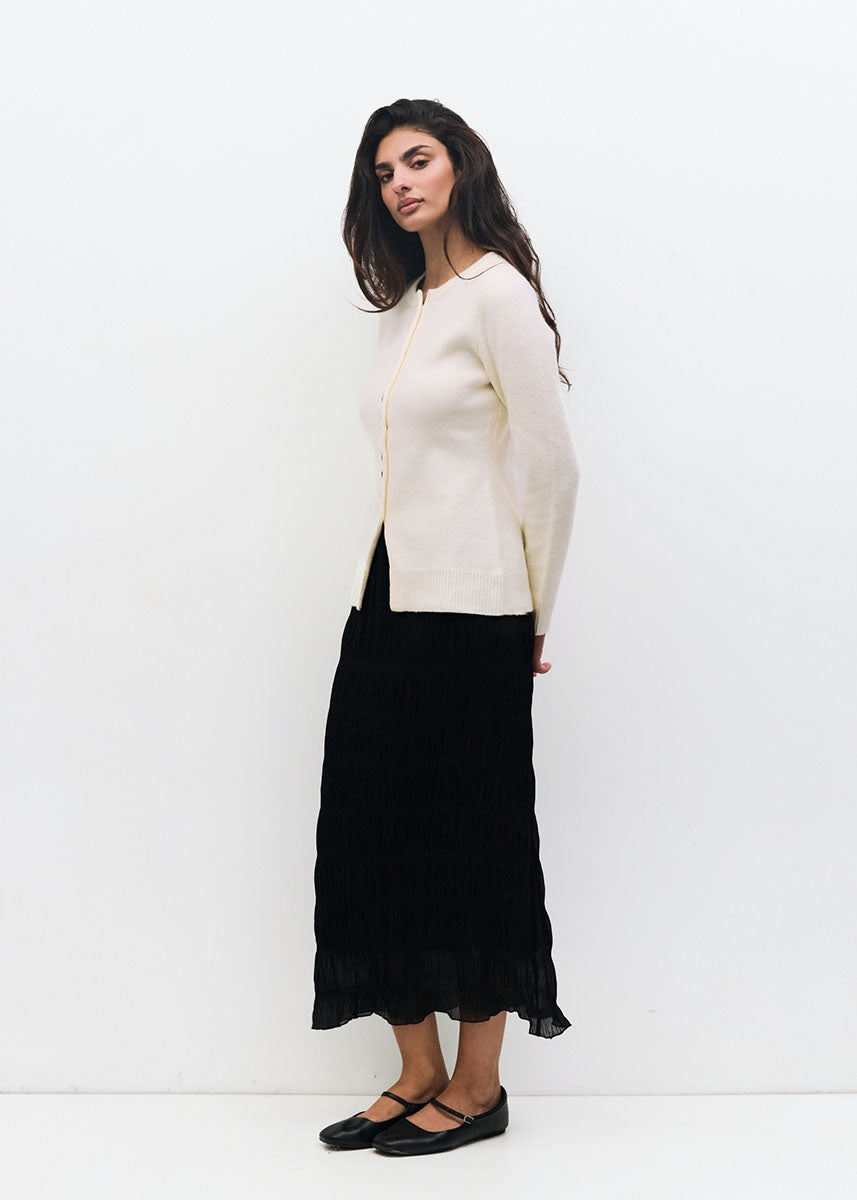The Priya Cardigan - Cream