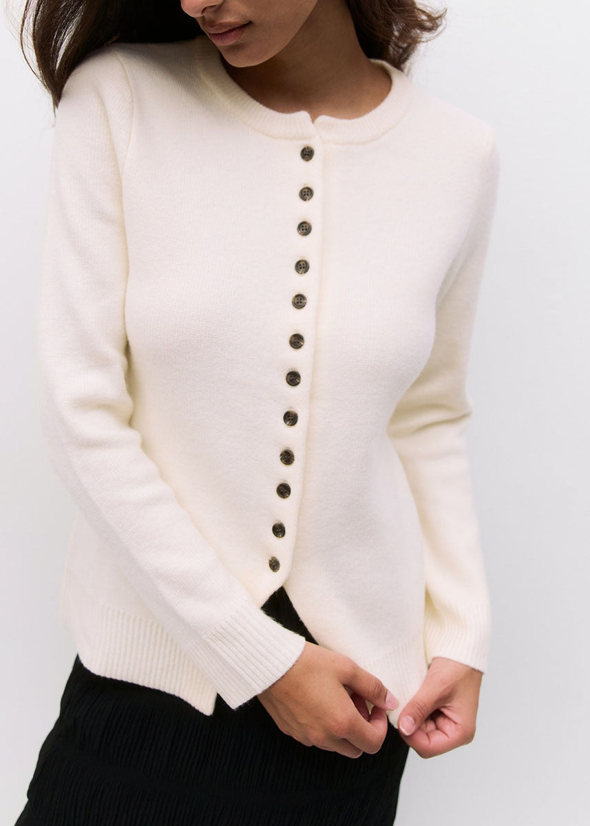 The Priya Cardigan - Cream