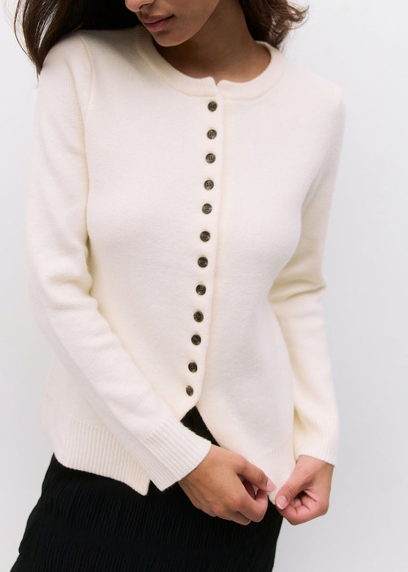 The Priya Cardigan - Cream