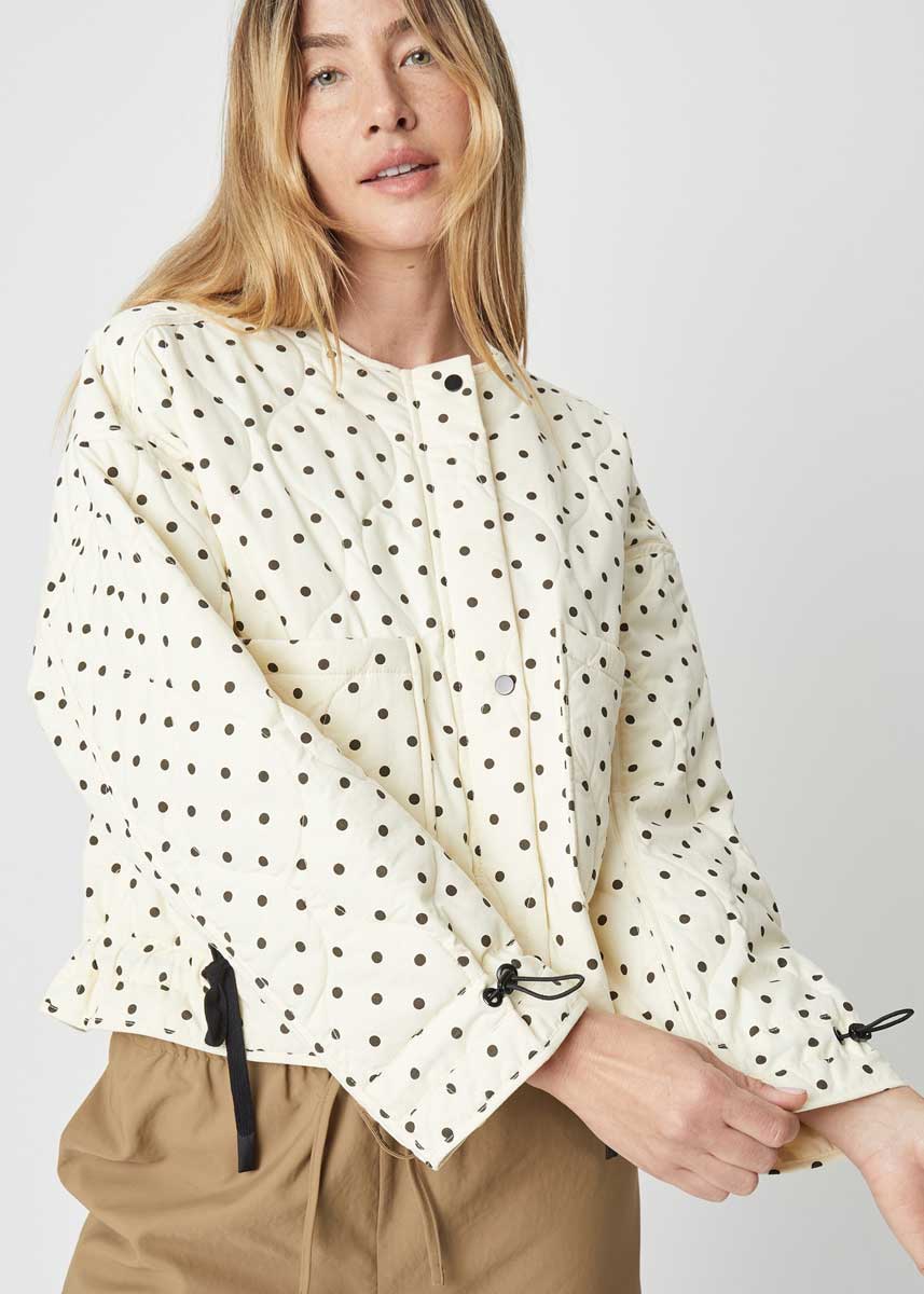 The Liv Jacket - Cream Black