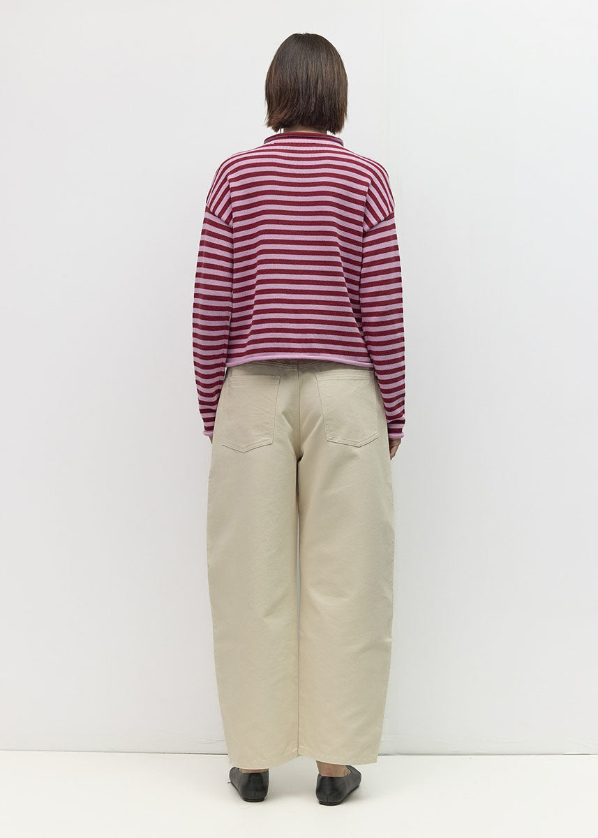 Cecelia Cardigan - Lilac & Burgundy