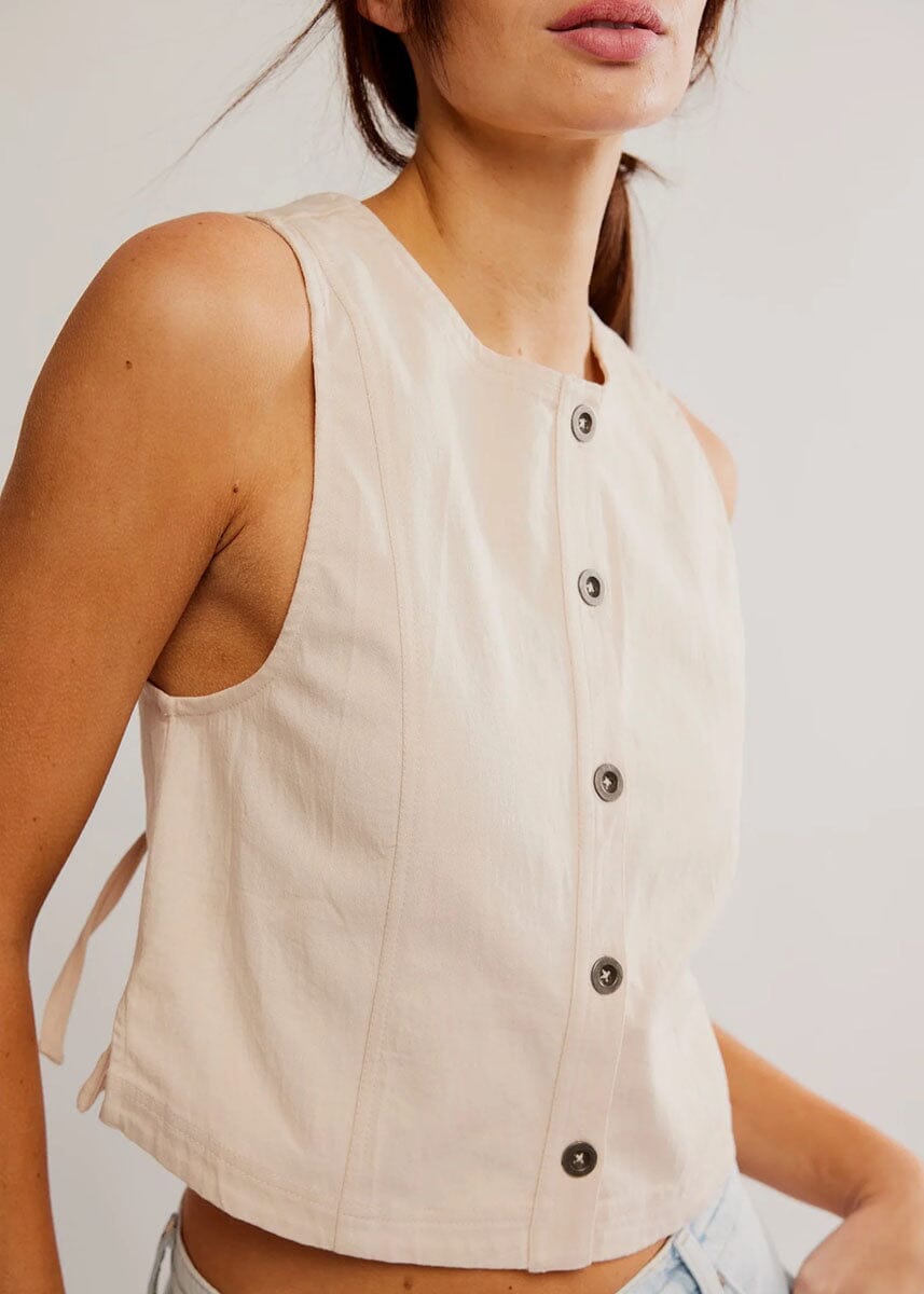 Blake Vest - Sand Dollar