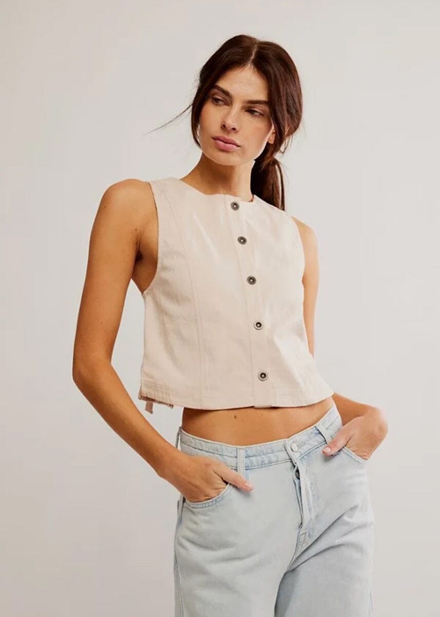 Blake Vest - Sand Dollar