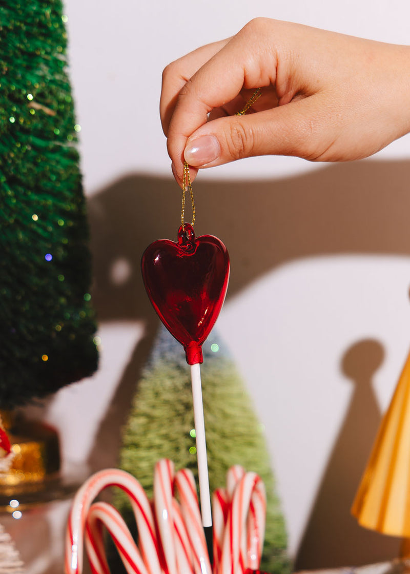 Heart Lollipop Ornament