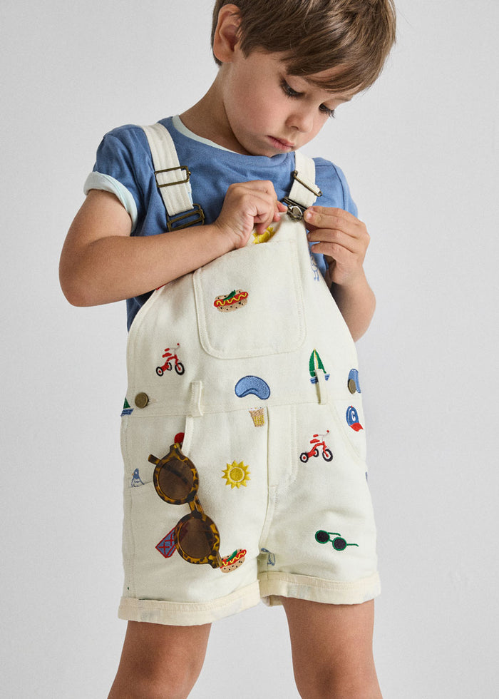 Pre-Order: Chicago Embroidered Shortalls