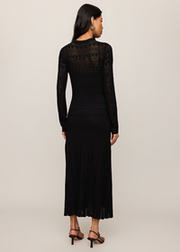 Avery Midi Dress - Black