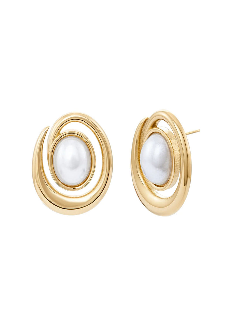 Palma Earrings - Gold