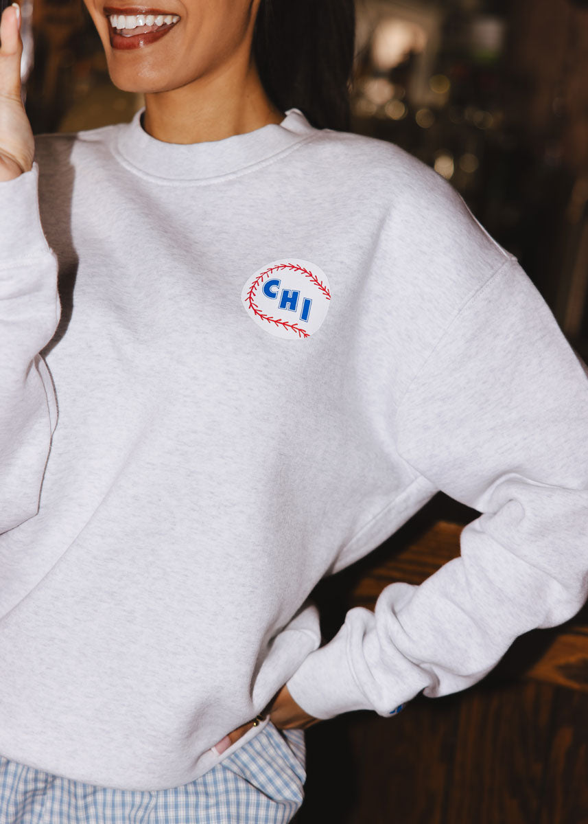 Chicago Baseball Patches Sweatshirt