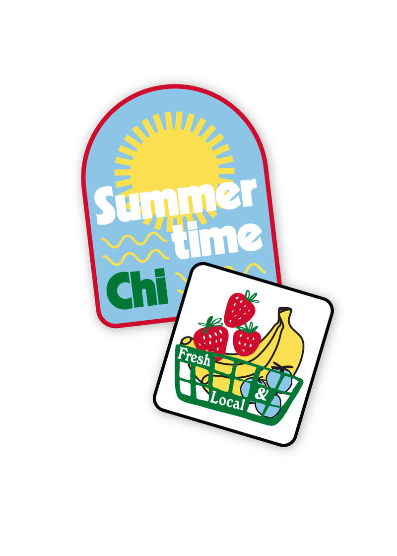 Summertime Chi Patches Sticker